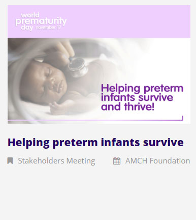 AMCH WORLD PREMATURITY DAY CELEBRATION 2017